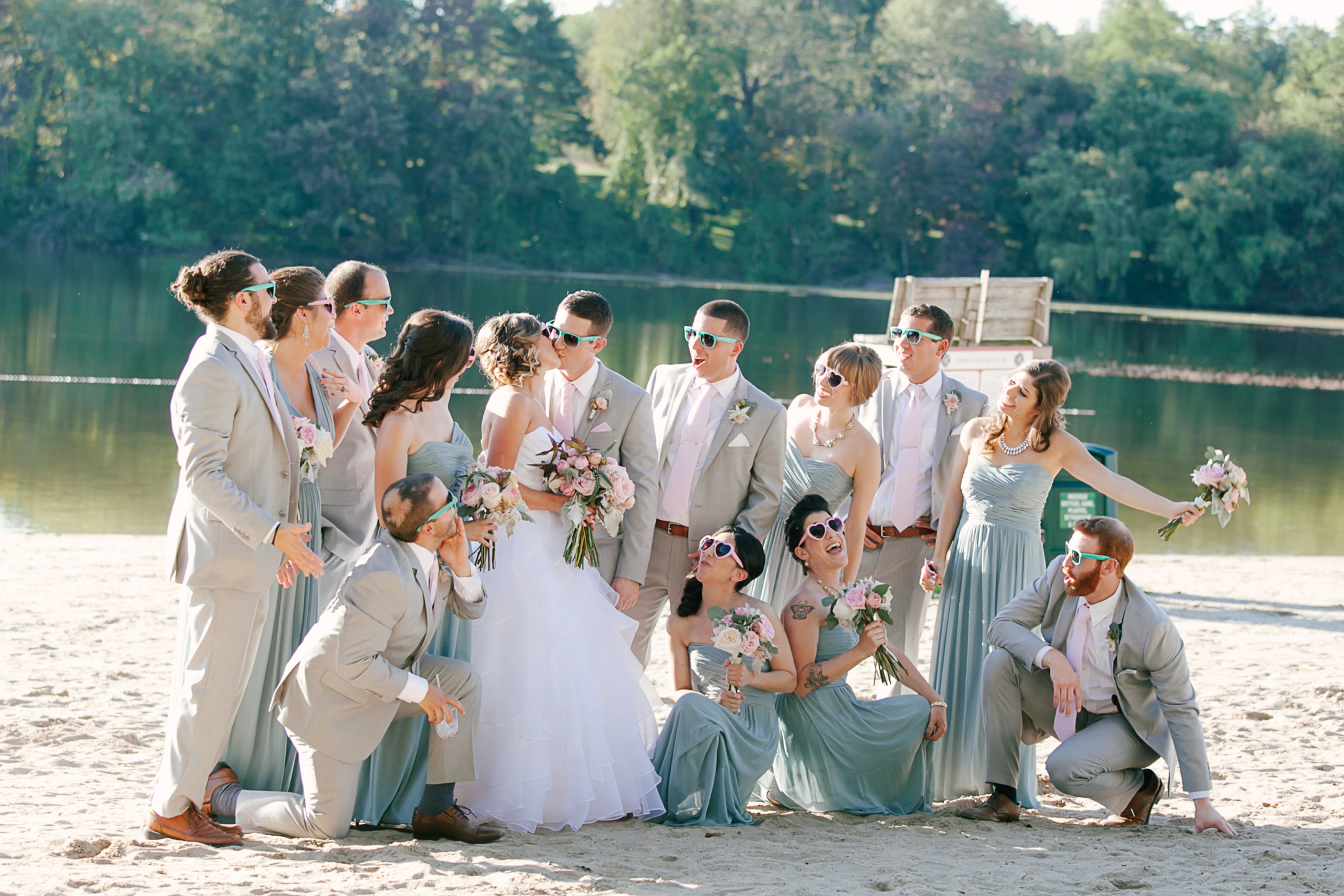 lake valhalla wedding by new jersey wedding photographer Monica Mendoza